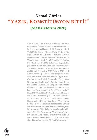 kemal gozler cumhurbaskaninin uluslararasi sozlesmeleri feshetme yetkisi var mi istanbul sozlesmesinin feshi hakkinda 3718 sayili cumhurbaskani karari uzerine elestiriler